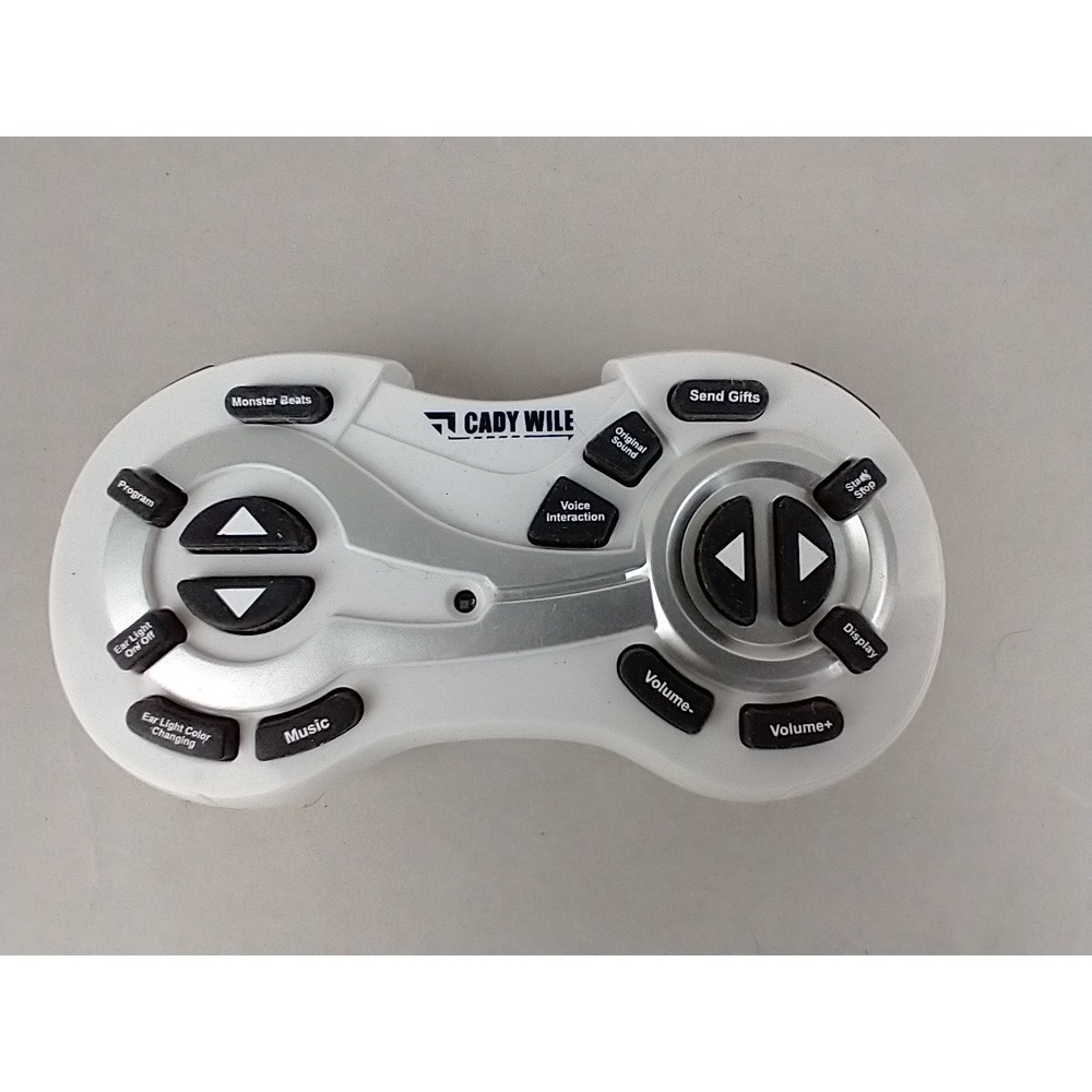 Cady Wile Robot Replacement Remote Control White Silver Interactive Toy Part
